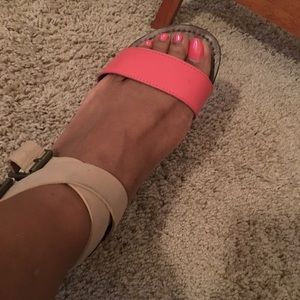 Ankle wrap sandal